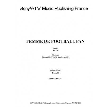 FEMME DE FOOTBALL FAN