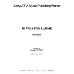 JE VOIS UNE LARME