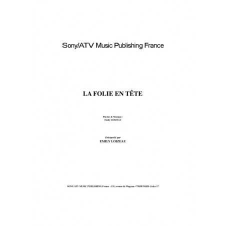 LA FOLIE EN TÊTE
