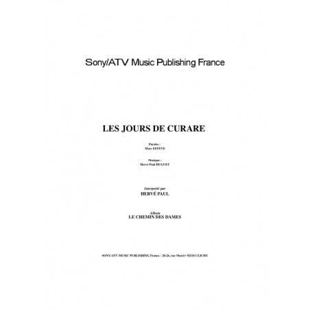 LES JOURS DE CURARE