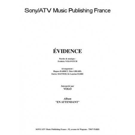 ÉVIDENCE