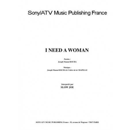 I NEED A WOMAN