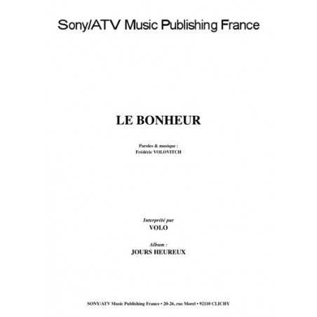 LE BONHEUR