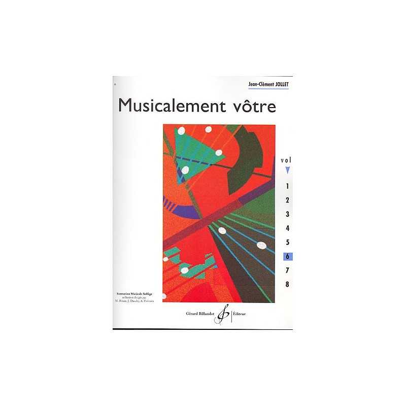 Partition MUSICALEMENT VÔTRE VOLUME 6