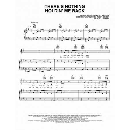 THERE'S NOTHING HOLDIN' ME BACK