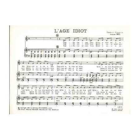 L'ÂGE IDIOT