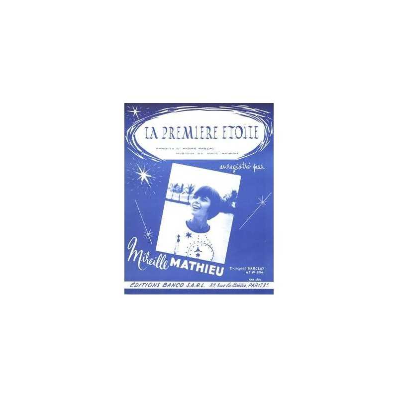 Sheet music LA PREMIÈRE ÉTOILE Mireille Mathieu pdf