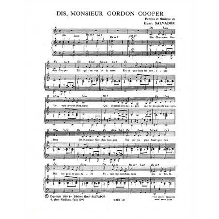 DIS, MONSIEUR GORDON COOPER