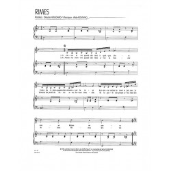 Sheet music RIMES Claude Nougaro