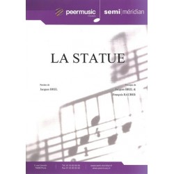 Sheet music LA STATUE Jacques Brel