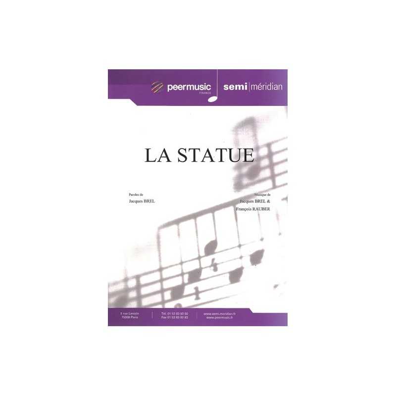 Partition LA STATUE Jacques Brel