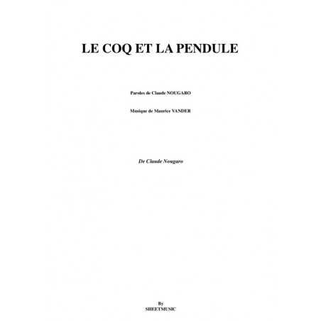 LE COQ ET LA PENDULE
