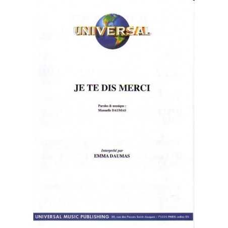JE TE DIS MERCI
