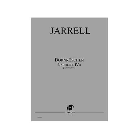 DORNRÖSCHEN (NACHLESE IVb)