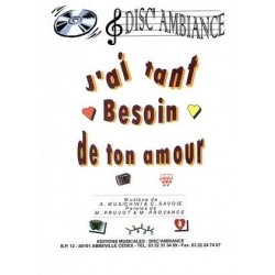 J'AI TANT BESOIN DE TON AMOUR