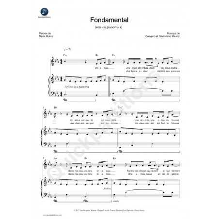 FONDAMENTAL (PIANO/VOIX)