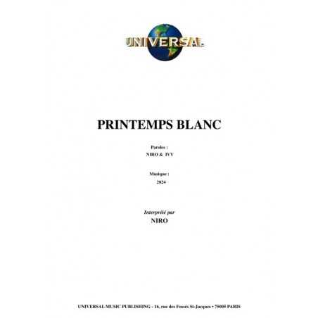 PRINTEMPS BLANC