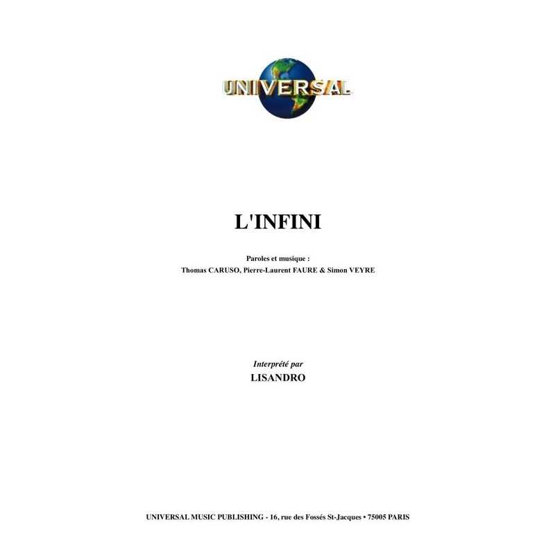 LISANDRO L'INFINI sheet music