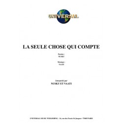 LA SEULE CHOSE QUI COMPTE