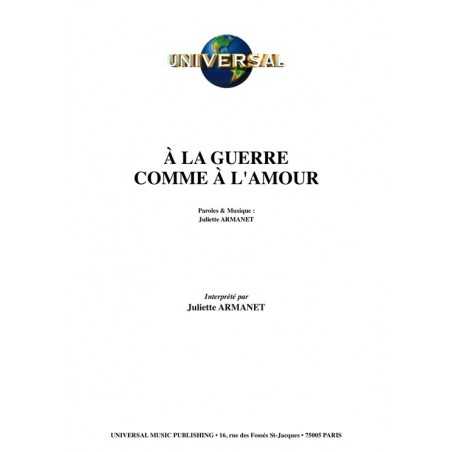 À LA GUERRE COMME À L'AMOUR