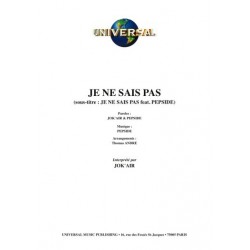 JE NE SAIS PAS