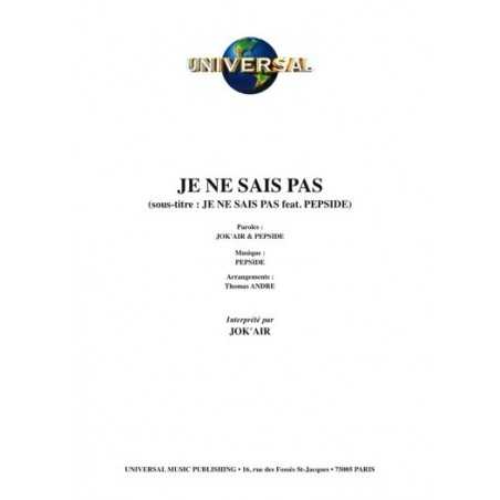 JE NE SAIS PAS