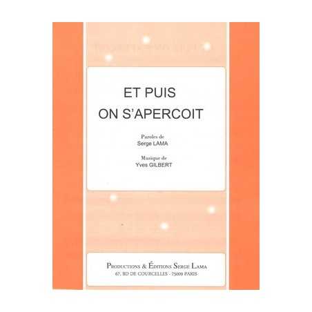 ET PUIS ON S'APERÇOIT