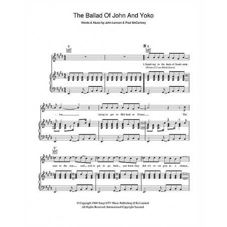 THE BALLAD OF JOHN AND YOKO