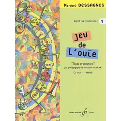 JEU DE L'OUÏE VOL.1 - LIVRE DU PROFESSEUR