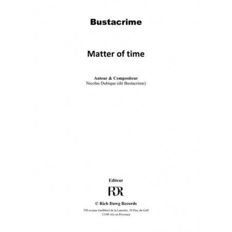 MATTER OF TIME