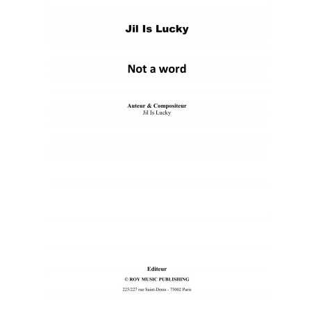 NOT A WORD