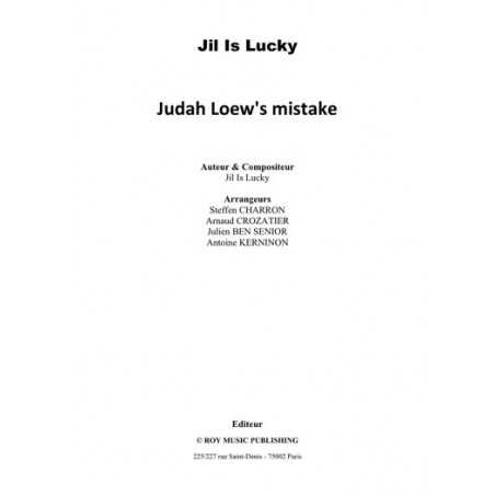 JUDAH LOEW'S MISTAKE