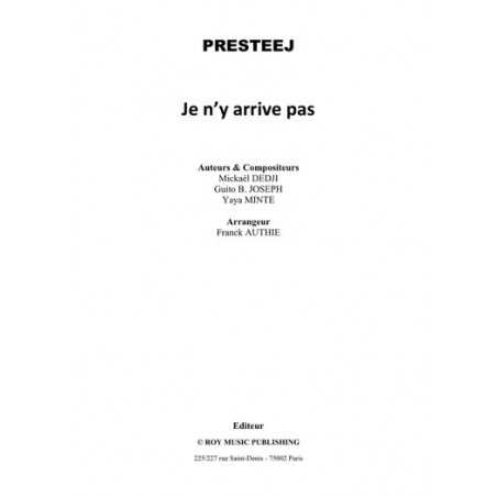JE N’Y ARRIVE PAS