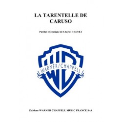 Sheet music LA TARENTELLE DE CARUSO Charles Trenet