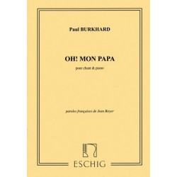 Sheet music OH MON PAPA Suzy Delair