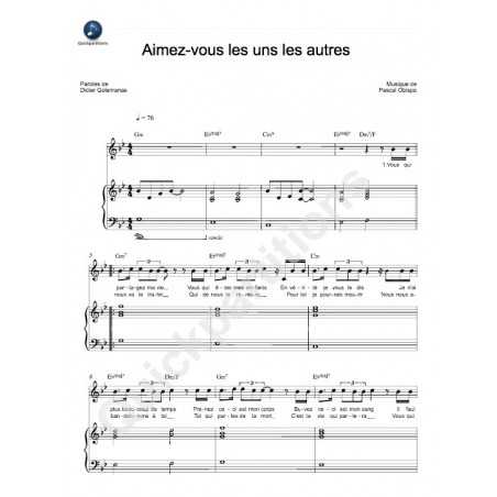AIMEZ-VOUS LES UNS LES AUTRES