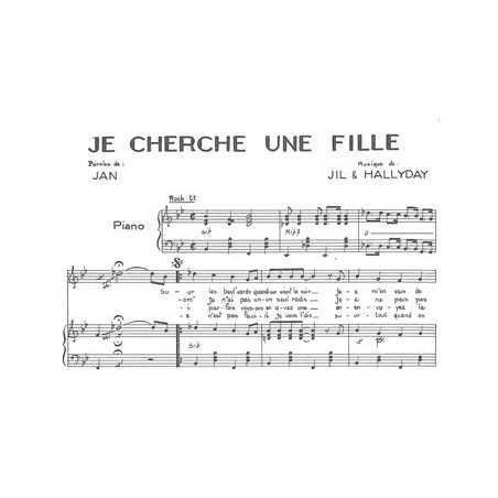 JE CHERCHE UNE FILLE