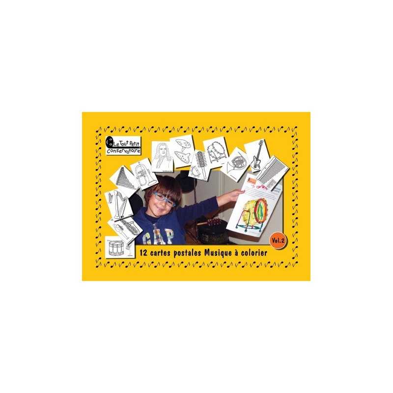 12 CARTES POSTALES MUSIQUE VOL.2