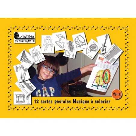 12 CARTES POSTALES MUSIQUE VOL.2