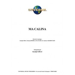 Sheet music MA CALINA Kendji GIRAC