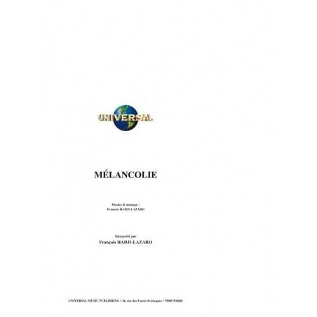 MÉLANCOLIE