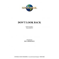 DON’T LOOK BACK