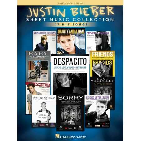 JUSTIN BIEBER - SHEET MUSIC COLLECTION