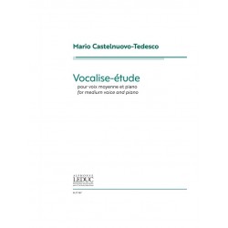 VOCALISE-ÉTUDE POUR VOIX MOYENNE ET PIANO