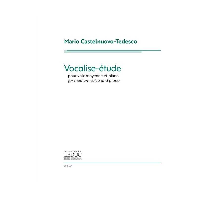 VOCALISE-ÉTUDE POUR VOIX MOYENNE ET PIANO