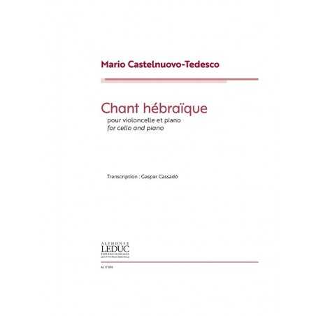 CHANT HÉBRAÏQUE POUR VIOLONCELLE ET PIANO