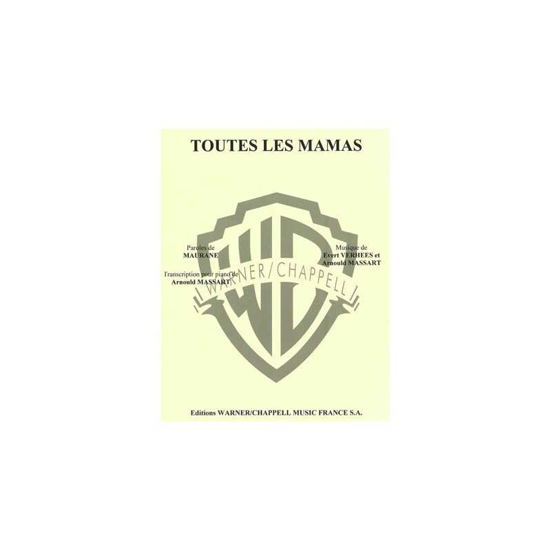 Partition TOUTES LES MAMAS Maurane pdf