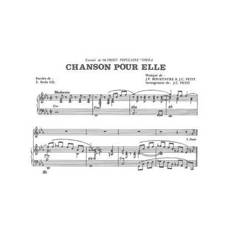 CHANSON POUR ELLE