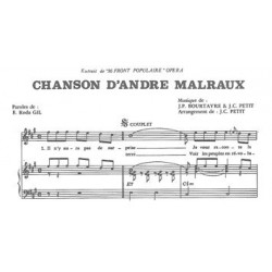 CHANSON D'ANDRÉ MALRAUX