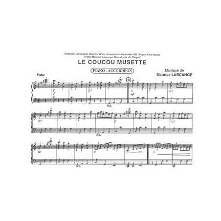 LE COUCOU MUSETTE